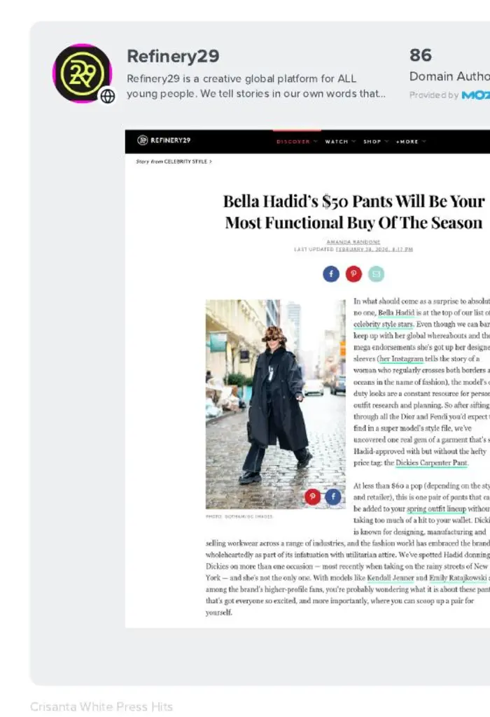 Refinery29 fashion coverage featuring Oh Polly